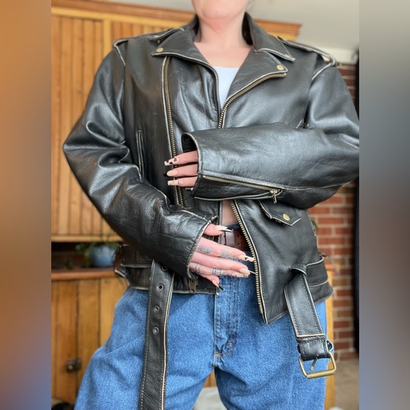 Vintage Keleher’s live to ride 🦅 ride to live authentic leather jacket.Size XL. - Picture 9 of 9